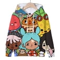 thumbnail image 4 of Sudadera con capucha de dibujos animados Toca Life World 3D para niños, jersey de manga larga, ropa para niños y niñas, sudadera de otoño e invierno, sudadera con estampado de Toca Boca, 4 of 5