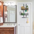 thumbnail image 6 of 2-Tier Over-the-Door Shower Organizer – Rust-Resistant Metal Storage Rack for Bathroom Essentials, 6 of 6