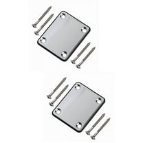Set of 2 Guitar Back Plate 6.70X5.50X0.50CM Silver