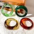 thumbnail image 2 of Resin Round Geometric Irregular Bracelet, 2 of 2