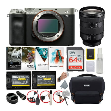 UPC: 0040962904428 | Sony Alpha a7C Mirrorless Camera (Silver) Bundle with 24-105mm G OSS Lens