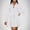 White Dresses for Women, variant on SMihono Fashion Women's 2025 Spring Cute Babydoll Ruffle Hem Puff Sleeve Dress Loose Plus Size Shirt Dresses Buttons Lapel Pleated Dress White 4