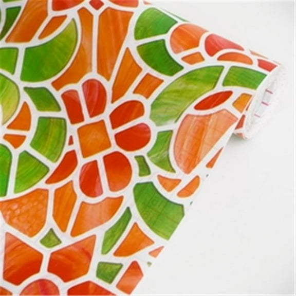 C1070-Roll Vitality World - Self-Adhesive Printed Window Film Home Decor Roll Multicolor