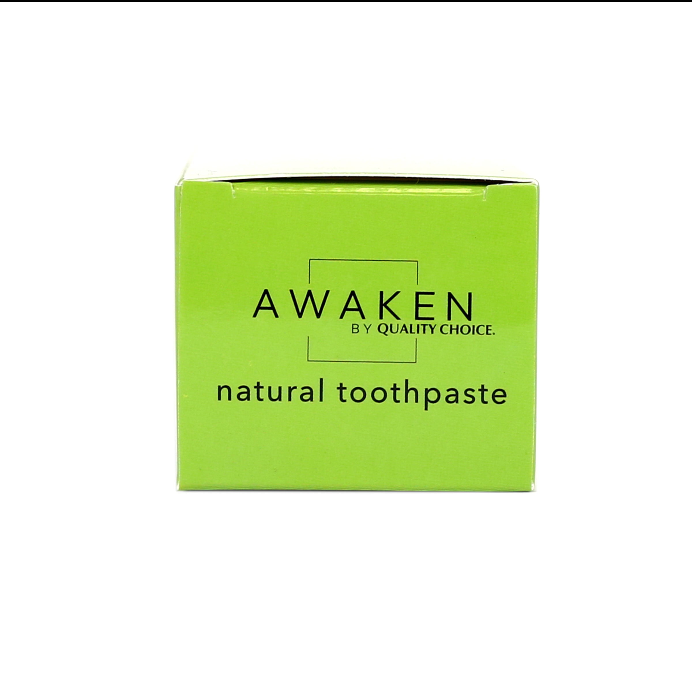 Awaken by Quality Choice Natural Toothpaste, Fluoride Free, Enamel Safe, Sensitivity Free, 85% Organic Ingredients, Wild Mint, 5.5 OZ - 3 Pack