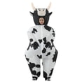 thumbnail image 3 of Disfraz inflable de vaca RHYTHMARTS para Navidad para adultos, 3 of 5