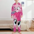 thumbnail image 2 of My Lit-tle Pony Hooded Union Suit Pajama Onesie Blanket Sleeper, 2 of 7