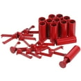 thumbnail image 3 of Shisuyan 12pcs Cord Locks Drawstring End Caps Rope End Stopper Cord Fastener Drawstring End Caps, 3 of 8