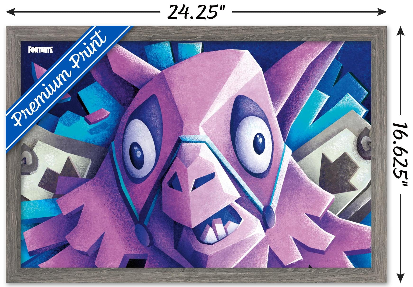 Fortnite - Llama Wall Poster, 14.725" x 22.375", Framed