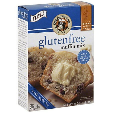 King Arthur Flour Gluten-Free Muffin Mix, 18 oz (Pack of