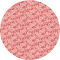 thumbnail image 1 of Ahgly Company Machine Washable Indoor Round Transitional Pastel Pink Area Rugs, 7' Round, 1 of 7