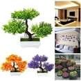 thumbnail image 4 of Artificial Plant Bonsai Small Tree Potted Fake Plant Flower Garden Decoration, 4 of 6