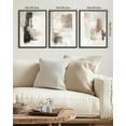 thumbnail image 7 of SHENIFY Modern Abstract Framed Wall Art Mid Century Minimalist Beige Pastel Neutral Decor Artwork Prints Rustic Farmhouse Office 12x16in3pcs Black Framed, 7 of 7