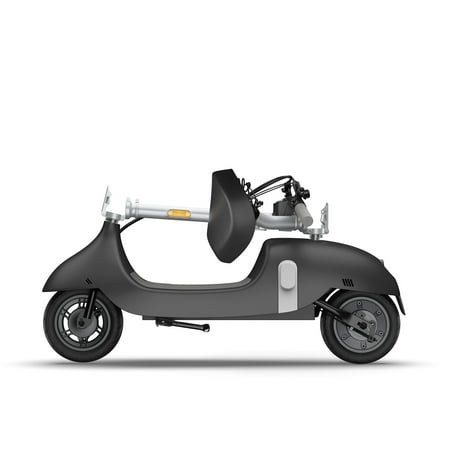 OKAI - Ceetle Pro Electric Scooter with Foldable Seat w/35 Miles Operating Range & 15.5mph Max Speed - Black