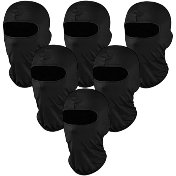6 Pack Ski Mask Balaclava Face Masks Pooh Shiesty Mask Outdoor Full Cover Protection