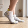 thumbnail image 6 of JQ Copper Infused Low Cut Athletic Running Socks Improve Foot Health Odor Control Moisture Wicking Durable Ankle Socks for Sweaty Feet 5 Pairs, 6 of 6