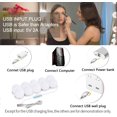 thumbnail image 4 of Glam Hobby 10Pcs LED Makeup Comestic Mirror Light Kit with Dimmable Light Bulbs, Stick on Dimmable Makeup Lights, Hollywood Vanity Makeup Mirror Light Bulb, 4 of 8
