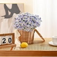 thumbnail image 5 of Fake White Flowers, 4 Bouquet/24 Pcs Daisy Flowers Artificial, 10 Inch Fake Daisies Outdoor Plants, Spring Wild Flowers for Wedding Daisy Party Decorations (White), 5 of 5