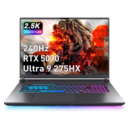 (Open Box) ASUS ROG Strix G18 18" Gaming Laptop Intel Core Ultra 9 275HX 2.5K Nebula Display GeForce RTX 5070 32GB RAM 1TB SSD Win11 Home G815LP-IS96