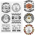 thumbnail image 2 of Halloween Pumpkin Clear Stamps for DIY Scrapbooking Halloween Ghost Words Silicone Clear Stamp Seals, 2 of 8