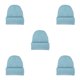 thumbnail image 1 of Sonducket Beanie Hats Gorros de punto Skullcap Headwear Accesorios para el cabello Azul claro Type2 NO2, 1 of 6