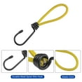 thumbnail image 3 of Uxcell 6 Inch Elastic Cord with Hook Fixed Strap for Camping Tent Canopy Yellow, 3 of 5