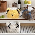 thumbnail image 6 of Plush Dog Tissue Box Cover Cartoon Tissue Holder Tissue Dispenser Organizer Box Cute Plush Paper Holder Napkin Box for Car Home Office, 6 of 7