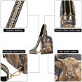 thumbnail image 6 of FORMRS Womens Crossbody Sling Bag Travel Daypack Shoulder Chest Backpack, Cows and Flowers, 6 of 7