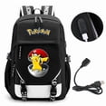 thumbnail image 1 of Mochila SANMU de piel sintética con estampado de Pokémon Poké Ball, 1 of 4