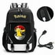 thumbnail image 1 of Mochila SANMU de piel sintética con estampado de Pokémon Poké Ball, 1 of 4