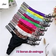thumbnail image 2 of Sexy Sin Costuras Bragas Mujeres De Lujo Letra Rhinestones Lencería G String Diseño De Confort Satén Íntimos Ropa Interior Rosa Victoria ropa interior Gao Jiahui unisex, 2 of 2