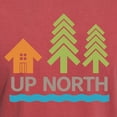 thumbnail image 3 of CafePress - Up North T Shirt - Mens Comfort Colors Shirt, 3 of 5