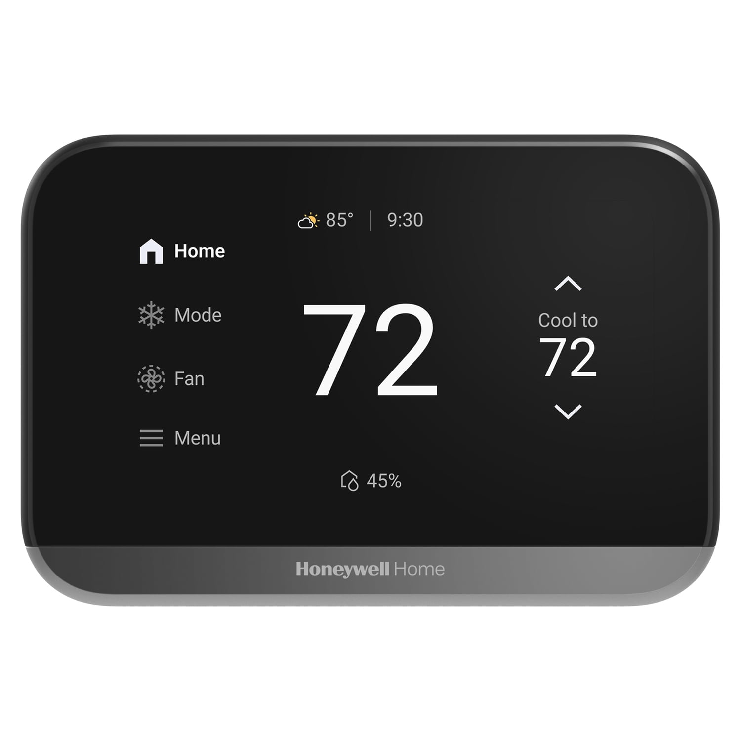 Honeywell Home X7S Smart Thermostat with Advanced Occupancy Sensing, Humidity Monitoring, and Customizable Touchscreen Display, Black