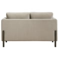 thumbnail image 5 of Islington Fabric Upholstered Panel Arm Loveseat Taupe, 5 of 8