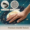 thumbnail image 6 of ODIKA 8'x10' Washable Area Rug Space Star Galaxy Constellation Map With Cosmic Night Sky Design for Dining Room, Large Office, Lounge, Non-Slip Chair-Friendly Mat, 6 of 7