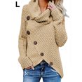 thumbnail image 1 of AIHOME Pull-Over Décontracté à Col Bénitier Ourlet Asymétrique pour Femmes, 1 of 1