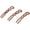 Tortoise Shell, variant on Parcelona French Slick Medium Celluloid Acetate Wavy U Shaped Hair Pin for Women