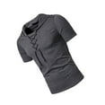 thumbnail image 1 of Sudadera Lisa Qarigey de Manga Corta Ligera y Transpirable Gris Oscuro M Type2 NO2, 1 of 6