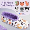 thumbnail image 5 of Bergman Kelly Fuzzy Soft Sole Non-Slip Indoor House Slippers for Women (Animal Collection), 5 of 11