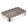 thumbnail image 3 of Food Storage Container Metal Meal Prep Containers for Office, Work, Camping, 3 of 8