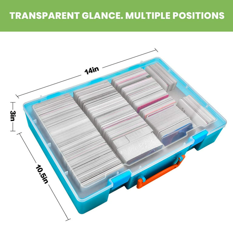 2200+ Trading Card Storage Box Case for C.A.H for MTG, Cards