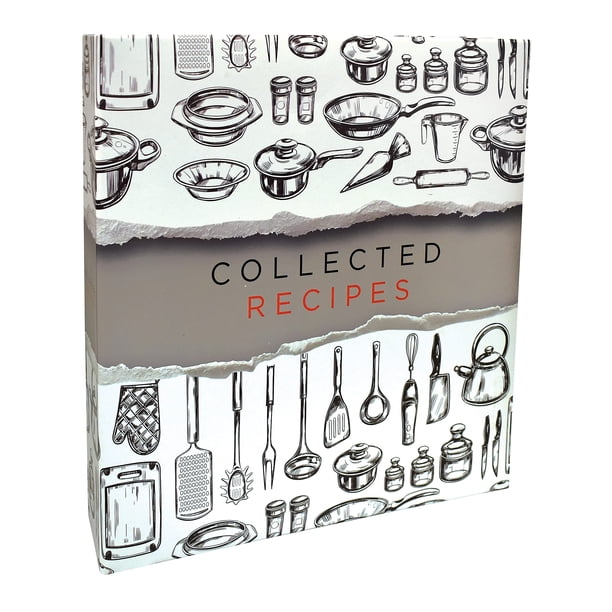 Encuadernador de recetas Better Kitchen Products con protectores y pestañas