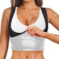 thumbnail image 4 of QSAWXQZ Women's Waist Trainer Tank Sleeveless Compression Sauna Tank Top Shapewear Smooth Under Clothes 2XL, 4 of 6