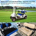 thumbnail image 2 of 10L0L Golf Cart Seat Covers Front Set for EZGO TXT RXV & Club Car DS Carts Part Accessories - Blue, 2 of 6