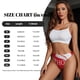 thumbnail image 5 of Balery Saying Ho Ho Ho Tangas de Algodón para Mujer con Estampado – Ropa Interior Sexy, Transpirable, G-string-X-Large, 5 of 6