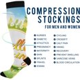 thumbnail image 4 of FREEAMG Tie Dye Compression Socks for Women and Men, 1 Pair, 4 of 7