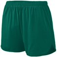 thumbnail image 1 of 338A Solid Split Short - Dark Green, 2X, 1 of 1