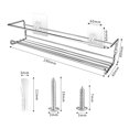 thumbnail image 3 of House Spice Rack Metal Punch-Free Spice Bottle Shelf Holder Organizador Yuarrent HA026312-01, 3 of 5