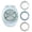 Light blue, variant on Stainless Steel Wire Egg Slicer, Egg Slicer for Hard Boiled Eggs - 3 Slice Modes Egg Cutter, Heavy Duty, Stainless Steel Dicer - Kitchen Chopper Tool for Strawberry, Mushroom, Grape, Cherry Tomato