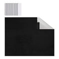 thumbnail image 1 of Cortinas para ventanas de dormitorio, persianas y estores con cinta de velcro. Cortinas para el hogar, la habitación del bebé, el dormitorio, la residencia de estudiantes o para viajar (negro), 1 of 8