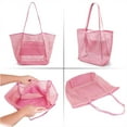 thumbnail image 4 of Gustave Mesh Tote Beach Bag for Women Summer Casual Hobo Pool Bags Large Foldable Sandproof Shoulder Handbag for Travel Beach Picnic Vacation - Black, 4 of 10
